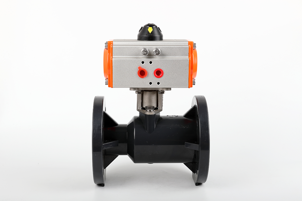 宽城气动法兰一体球阀